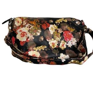 Floral Black Women's Bag